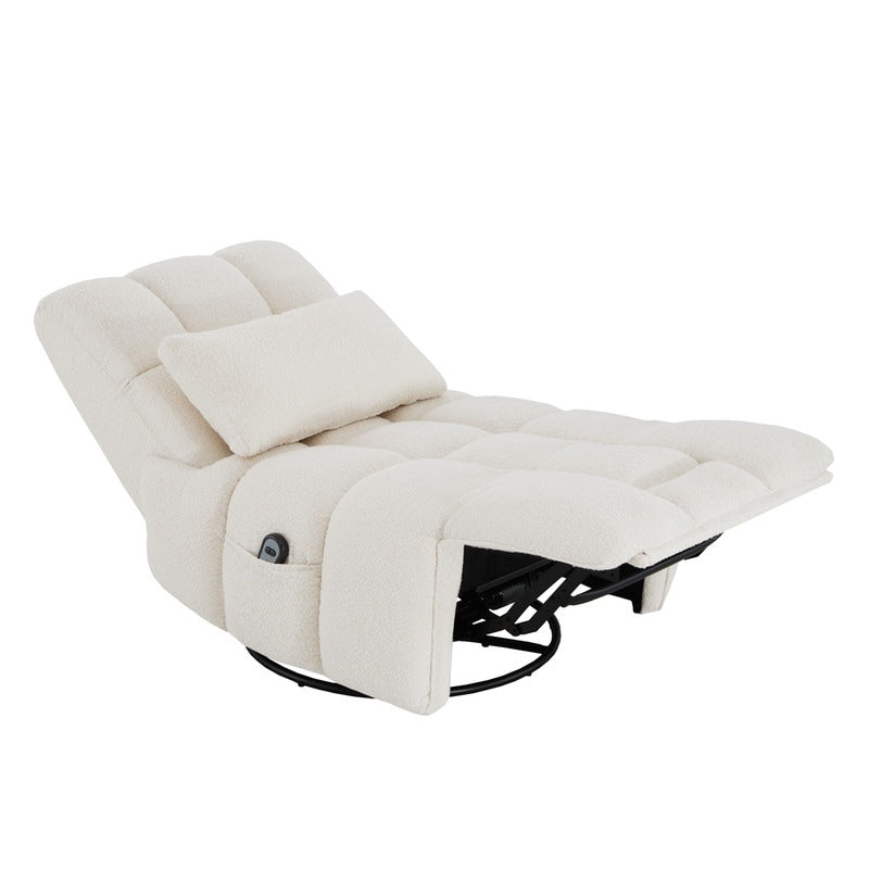 Fauteuil inclinable pivotant et oscillant Cole Power avec soutien lombaire