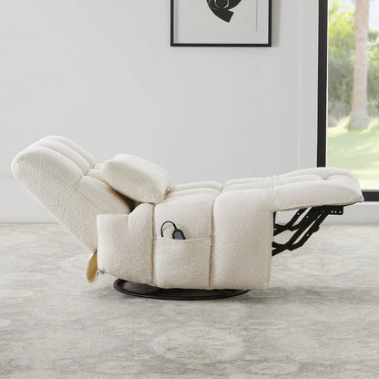 Fauteuil inclinable pivotant et oscillant Cole Power avec soutien lombaire