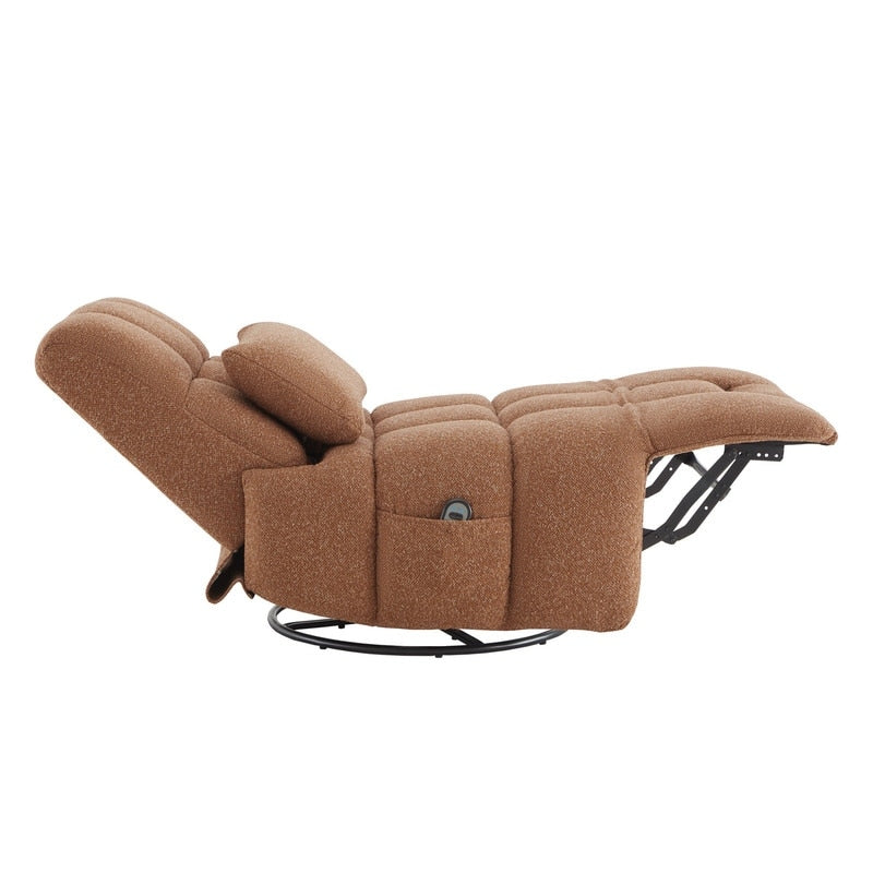 Fauteuil inclinable pivotant et oscillant Cole Power avec soutien lombaire