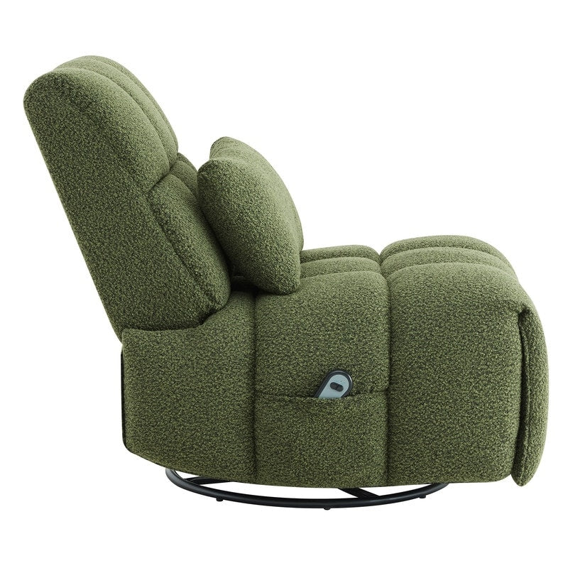 Fauteuil inclinable pivotant et oscillant Cole Power avec soutien lombaire