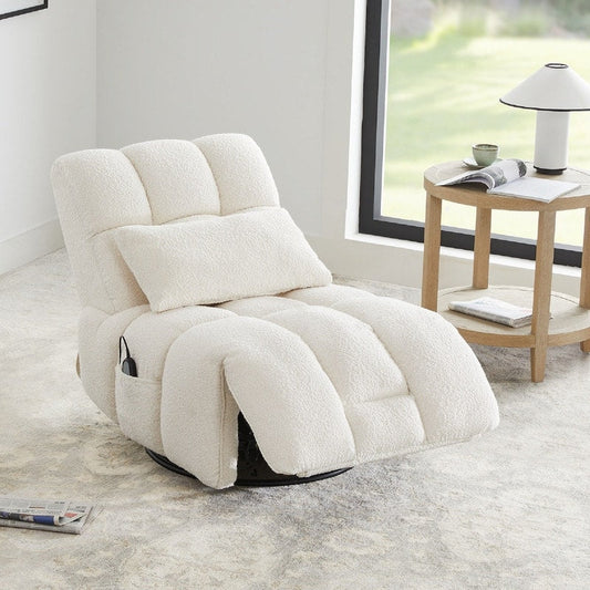 Fauteuil inclinable pivotant et oscillant Cole Power avec soutien lombaire