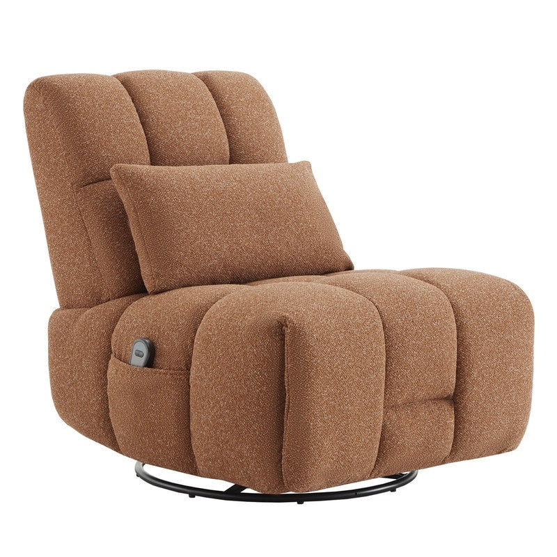 Fauteuil inclinable pivotant et oscillant Cole Power avec soutien lombaire