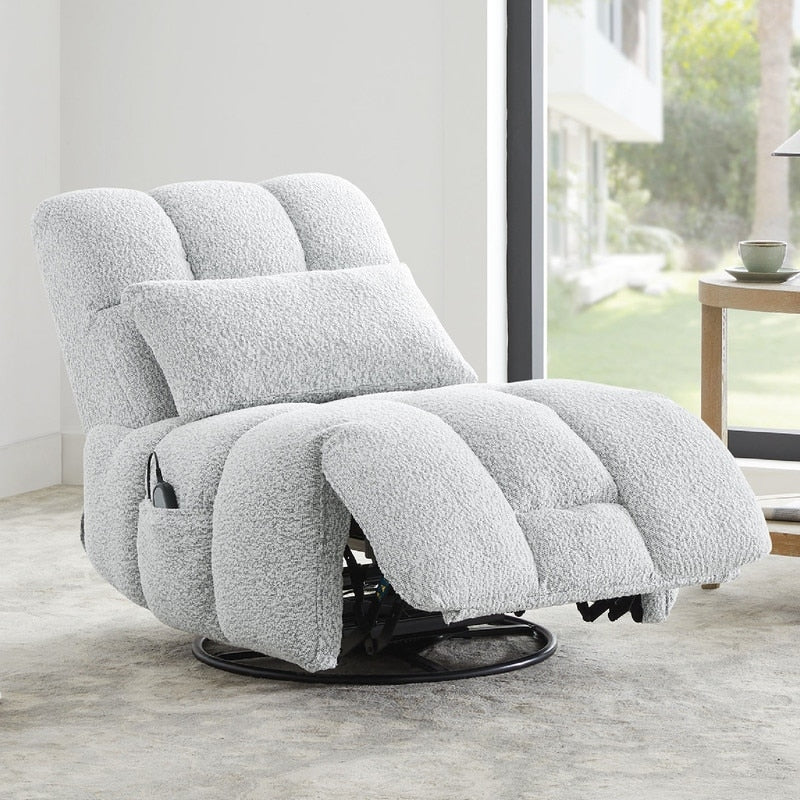 Fauteuil inclinable pivotant et oscillant Cole Power avec soutien lombaire