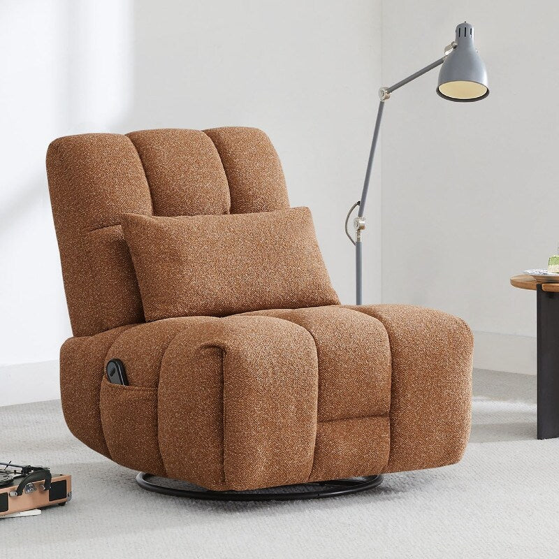 Fauteuil inclinable pivotant et oscillant Cole Power avec soutien lombaire