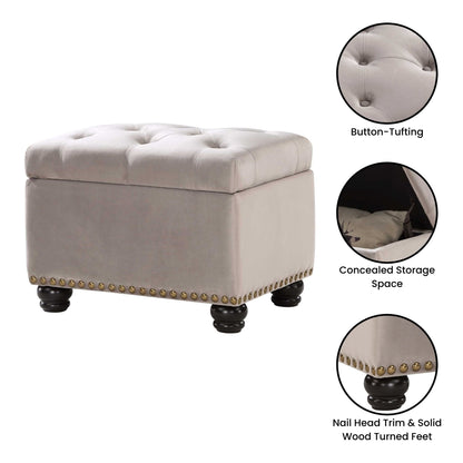 Convenience Concepts Designs4Comfort 5th Avenue Storage Ottoman