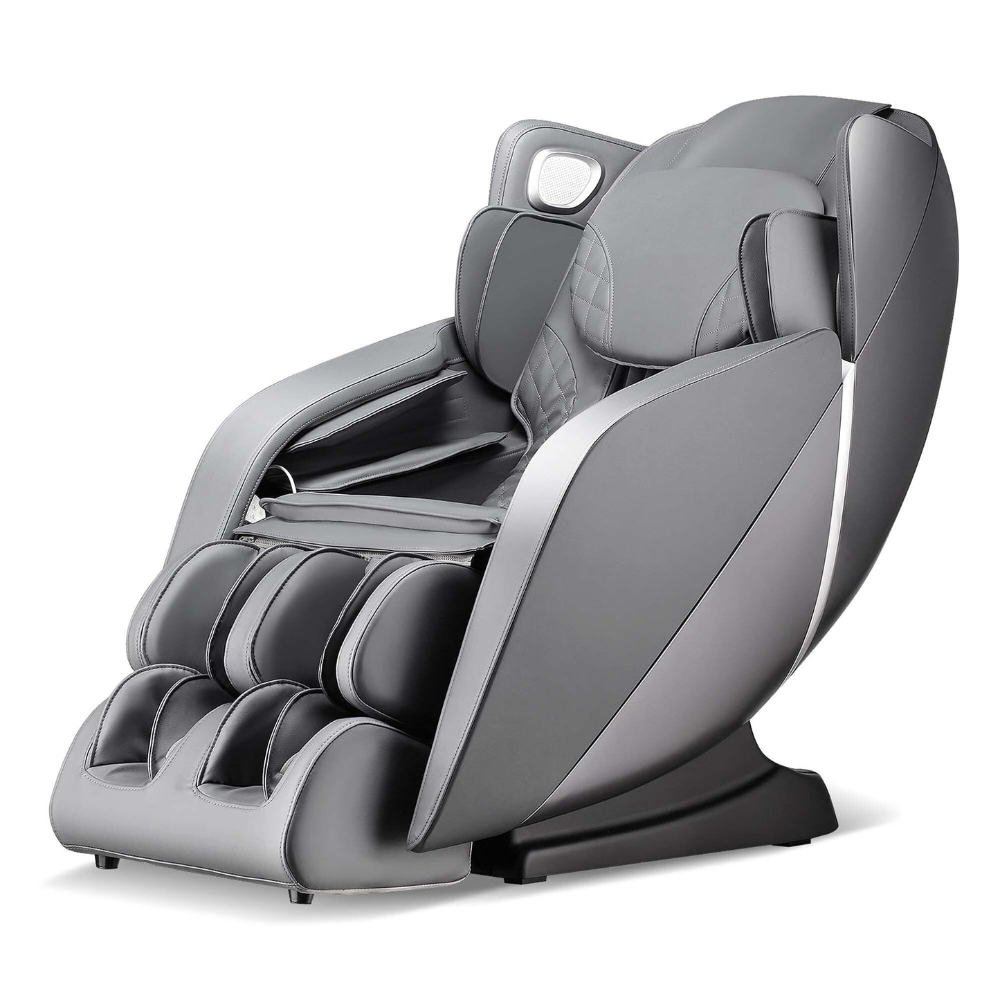 Chaise de massage pour tout le corps Costway avec contrôle vocal, chaleur et rouleaux pour les pieds