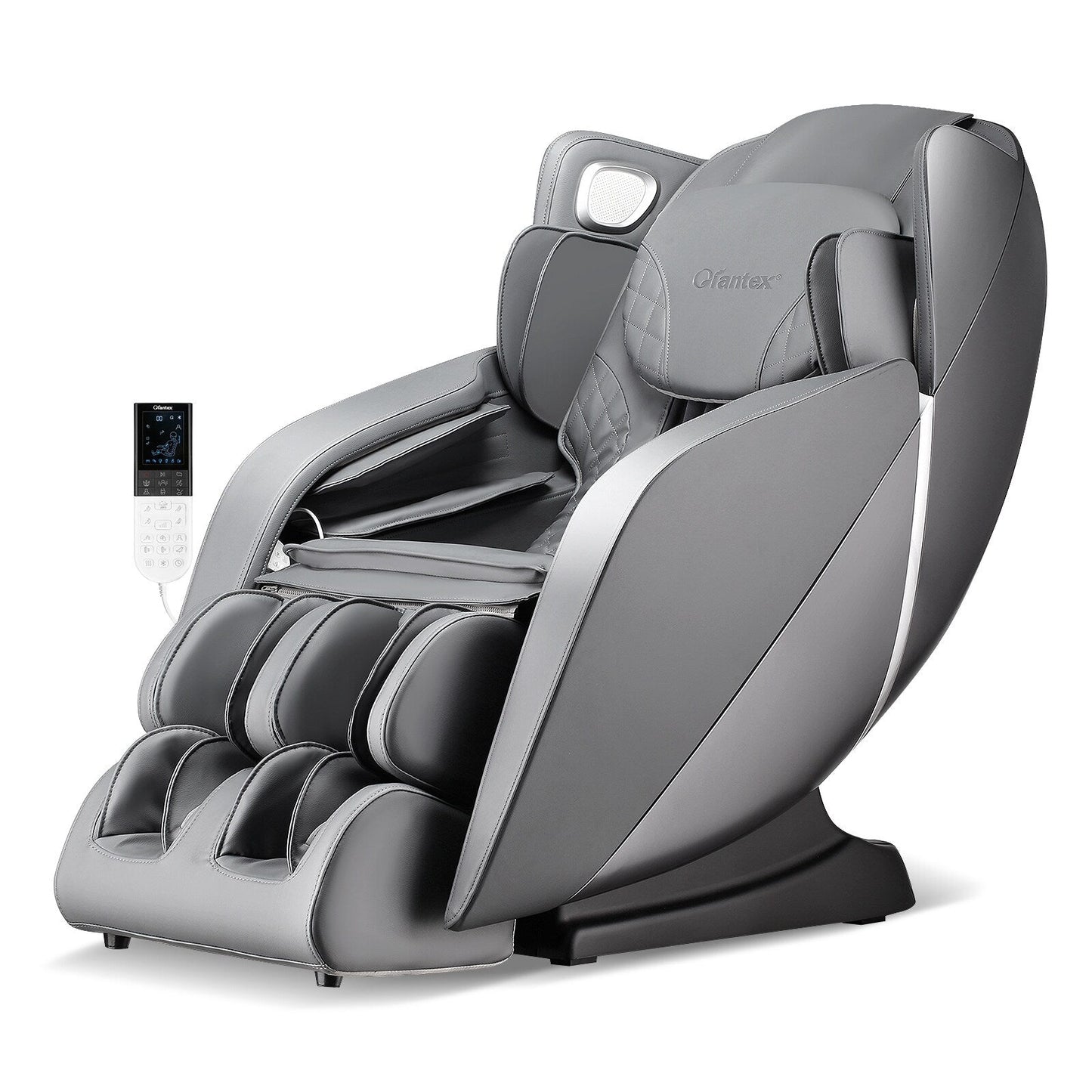 Chaise de massage pour tout le corps Costway avec contrôle vocal, chaleur et rouleaux pour les pieds