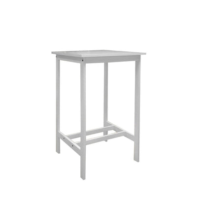Ensemble table de bar et chaises en bois Emilio
