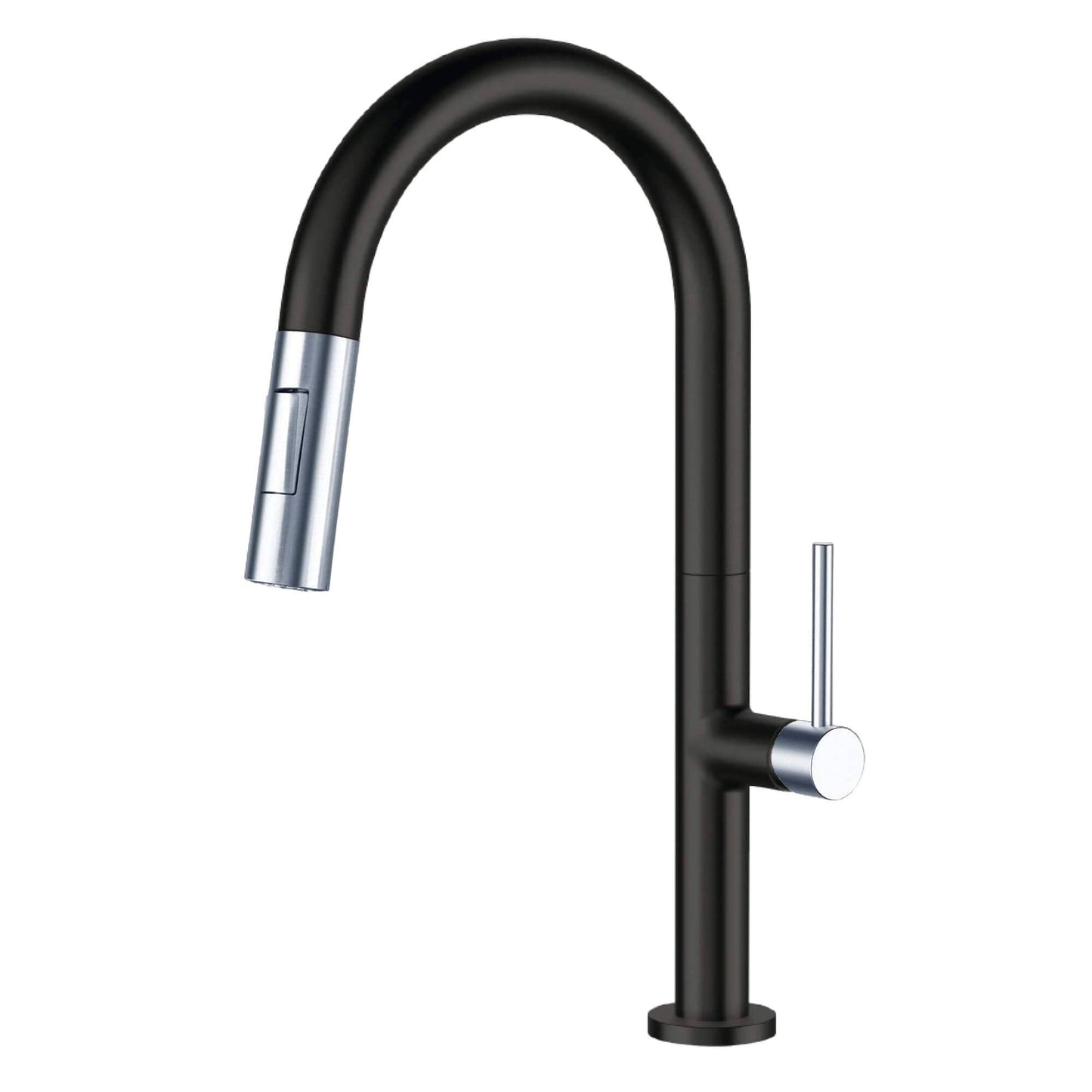 Robinet de cuisine à tirage vertical à simple commande de Fine Fixtures