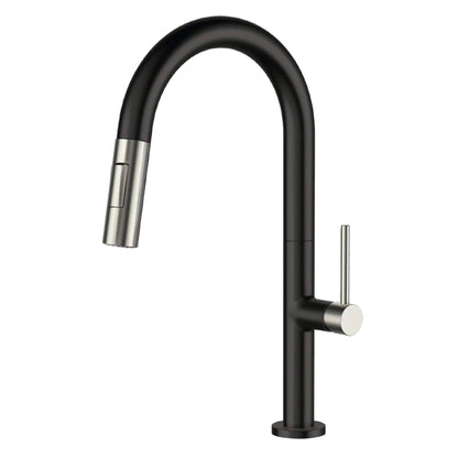 Robinet de cuisine à tirage vertical à simple commande de Fine Fixtures