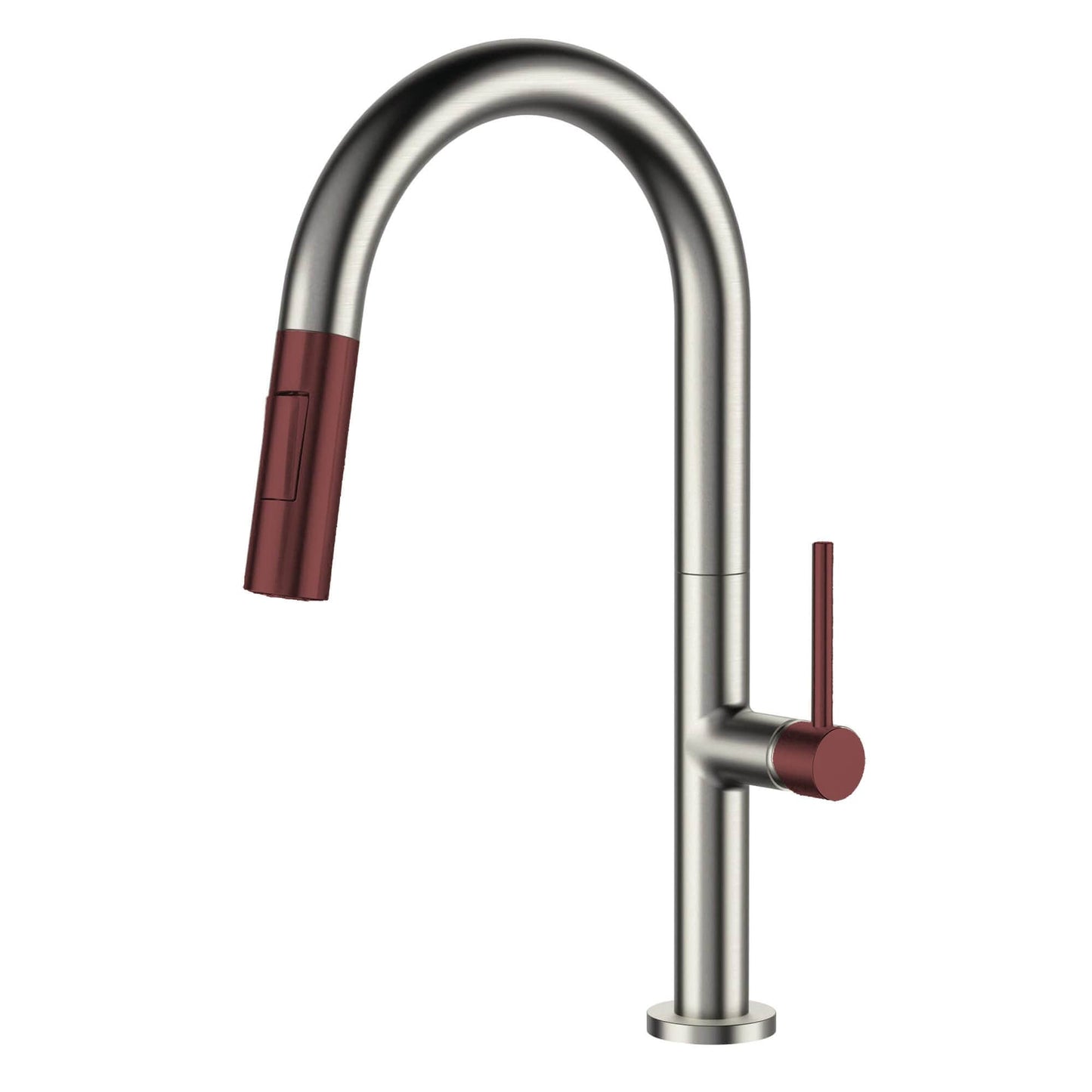 Robinet de cuisine à tirage vertical à simple commande de Fine Fixtures