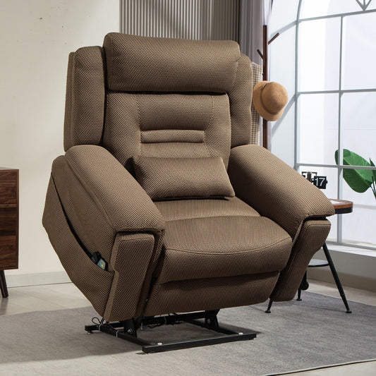 Fauteuil inclinable à levage électrique surdimensionné à double moteur de 28 W, modèle phare