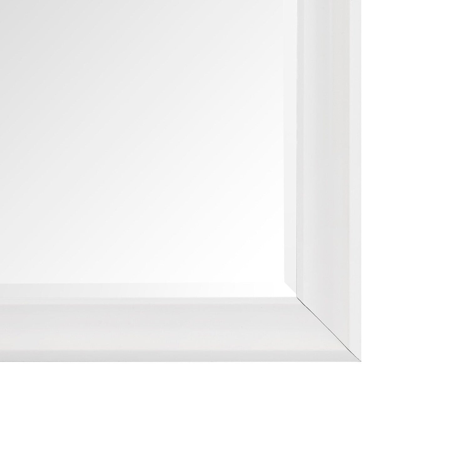 Grand miroir mural rectangulaire avec cadre - Miroir pleine longueur pour chambre à coucher et dressing.