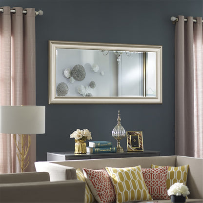Grand miroir mural rectangulaire avec cadre - Miroir pleine longueur pour chambre à coucher et dressing.