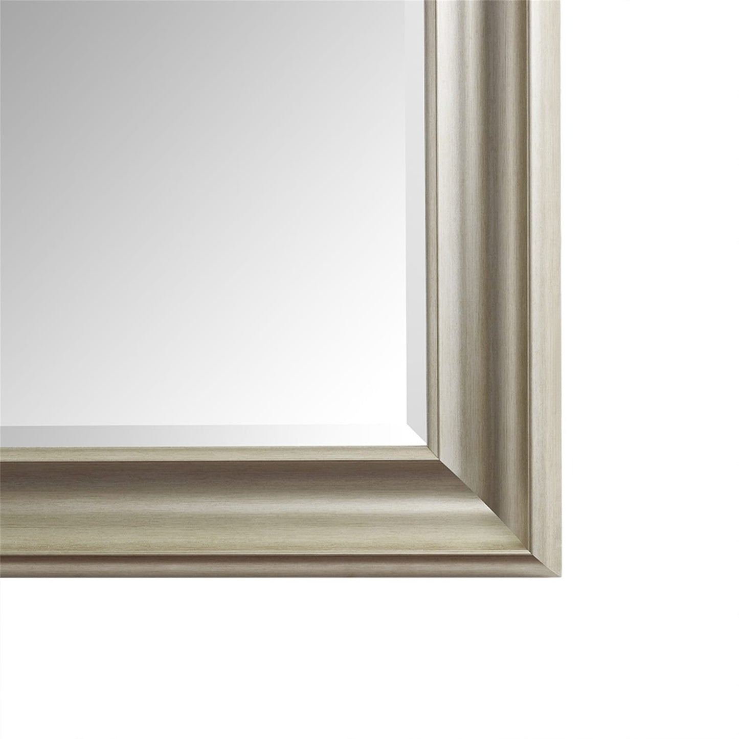 Grand miroir mural rectangulaire avec cadre - Miroir pleine longueur pour chambre à coucher et dressing.