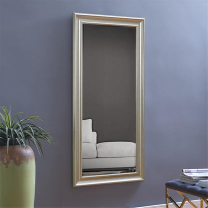 Grand miroir mural rectangulaire avec cadre - Miroir pleine longueur pour chambre à coucher et dressing.