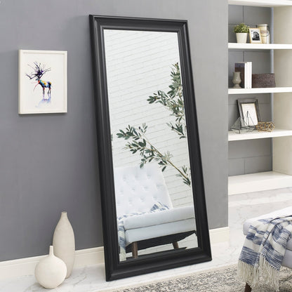 Grand miroir mural rectangulaire avec cadre - Miroir pleine longueur pour chambre à coucher et dressing.