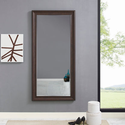 Grand miroir mural rectangulaire avec cadre - Miroir pleine longueur pour chambre à coucher et dressing.