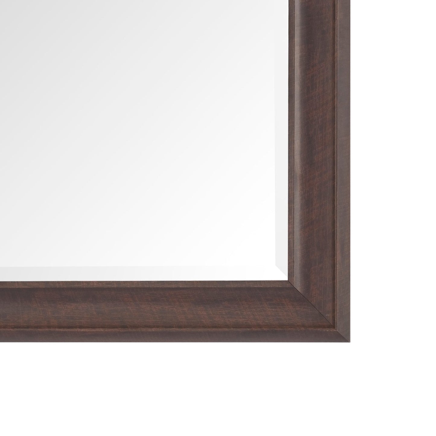 Grand miroir mural rectangulaire avec cadre - Miroir pleine longueur pour chambre à coucher et dressing.