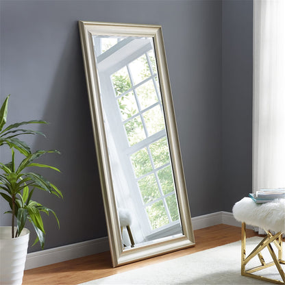 Grand miroir mural rectangulaire avec cadre - Miroir pleine longueur pour chambre à coucher et dressing.