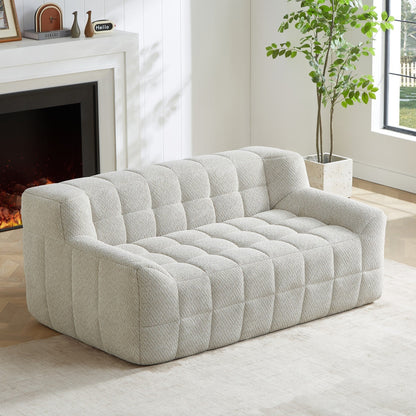 Canapé à compression complète, style simplifié, canapé modulaire.