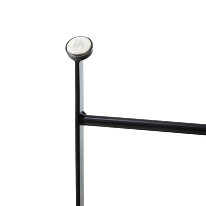 Glitzhome Ensemble de Bistro Pliable en Métal pour Extérieur 3 Pièces, Table et Chaises de Patio