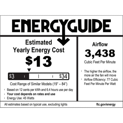 Hunter 52 Skyflow Outdoor Ceiling Fan w/ LED Light Kit, Wall Control - Coastal Modern Contemporary - WeatherMax - WET-RATED!