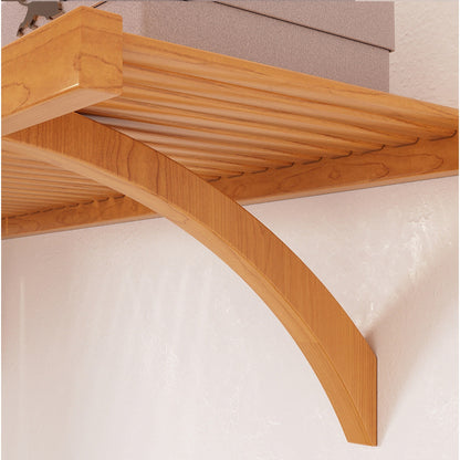 John Louis Home Solid Wood Reach-In Simplicity Closet System Honey Maple