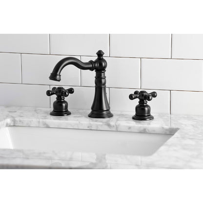 Robinet de salle de bain à large espacement de 8 pouces, style américain classique