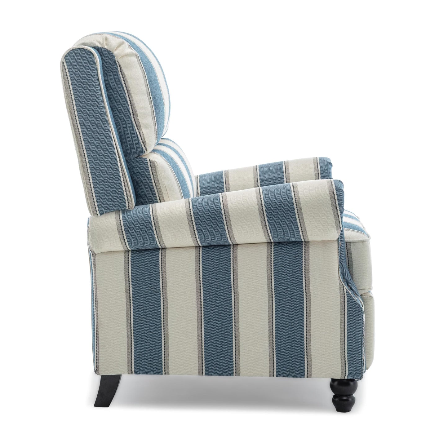 Fauteuils inclinables à commande manuelle avec garniture à clous cloutés