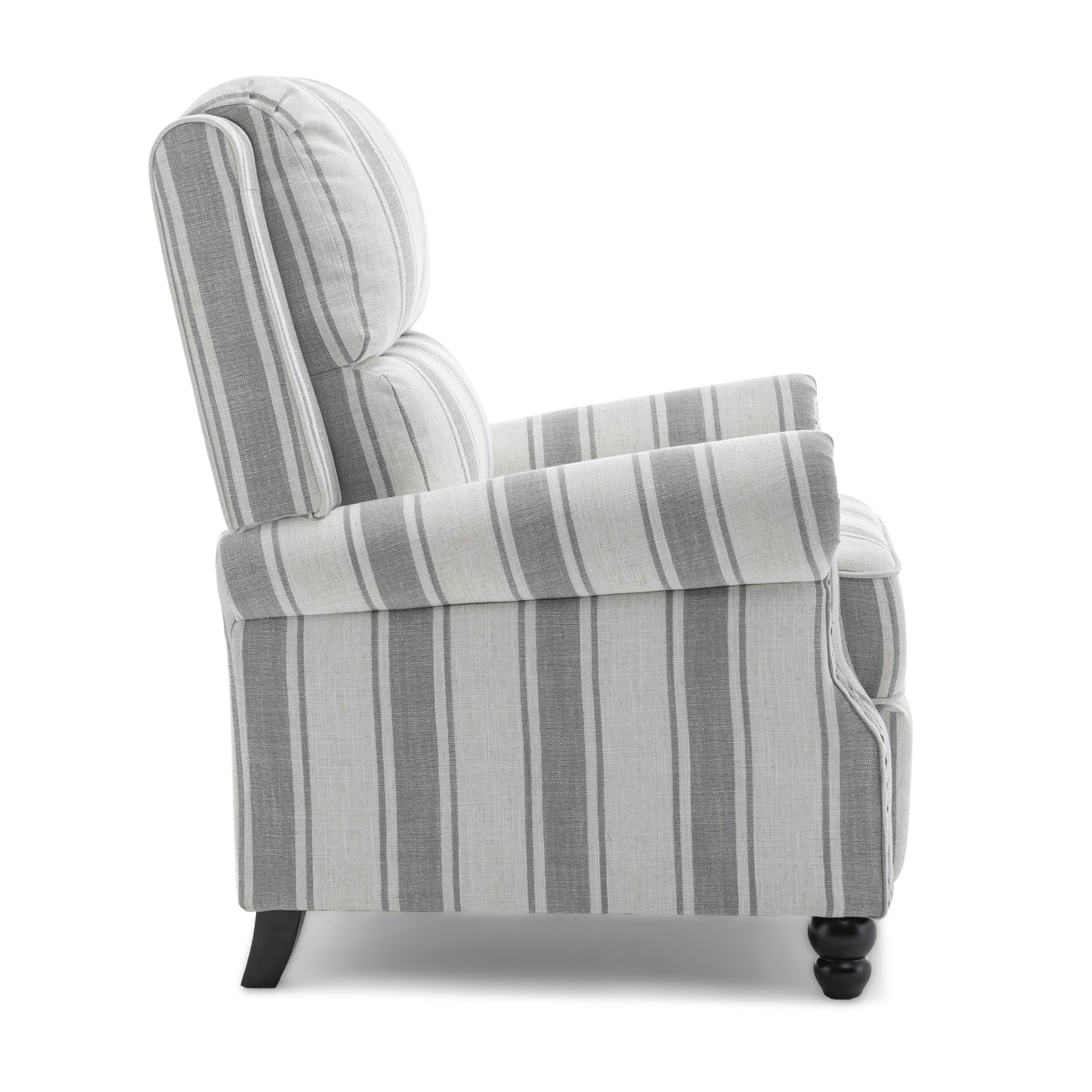 Fauteuils inclinables à commande manuelle avec garniture à clous cloutés