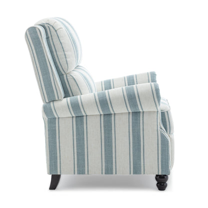 Fauteuils inclinables à commande manuelle avec garniture à clous cloutés