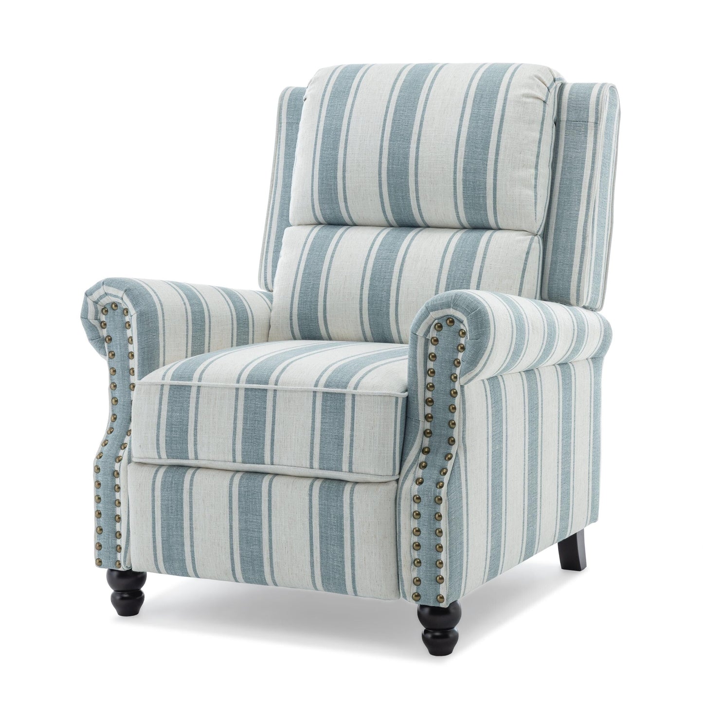 Fauteuils inclinables à commande manuelle avec garniture à clous cloutés