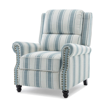 Fauteuils inclinables à commande manuelle avec garniture à clous cloutés