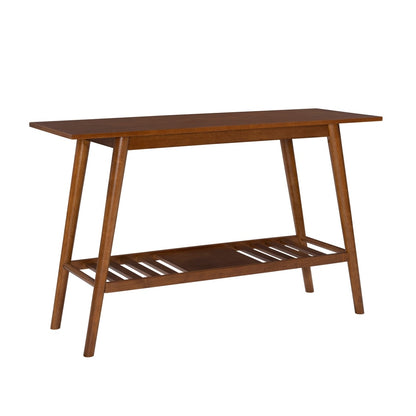 Table console Meade, style moderne du milieu du siècle