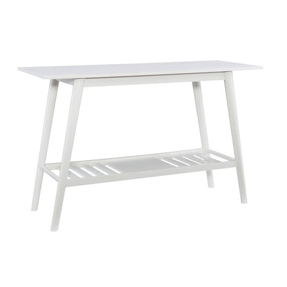 Table console Meade, style moderne du milieu du siècle