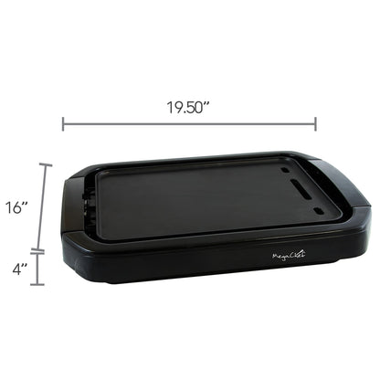 Gril/plancha réversible double usage MegaChef
