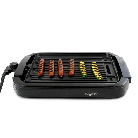 Gril/plancha réversible double usage MegaChef