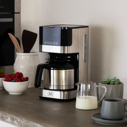 Machine à café goutte-à-goutte Melitta Aroma Tocco 8 tasses avec carafe isotherme et écran tactile