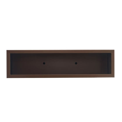 Grand bac à plantes métallique pour extérieur, 96,5 x 76,2 x 76,2 cm (LxlxH) - Bac à plantes avec séparateur métallique - 96,5x76,2x76,2
