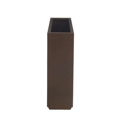 Grand bac à plantes métallique pour extérieur, 96,5 x 76,2 x 76,2 cm (LxlxH) - Bac à plantes avec séparateur métallique - 96,5x76,2x76,2
