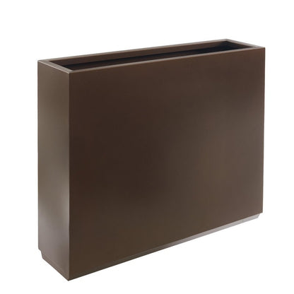 Grand bac à plantes métallique pour extérieur, 96,5 x 76,2 x 76,2 cm (LxlxH) - Bac à plantes avec séparateur métallique - 96,5x76,2x76,2
