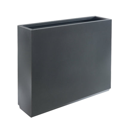 Grand bac à plantes métallique pour extérieur, 96,5 x 76,2 x 76,2 cm (LxlxH) - Bac à plantes avec séparateur métallique - 96,5x76,2x76,2