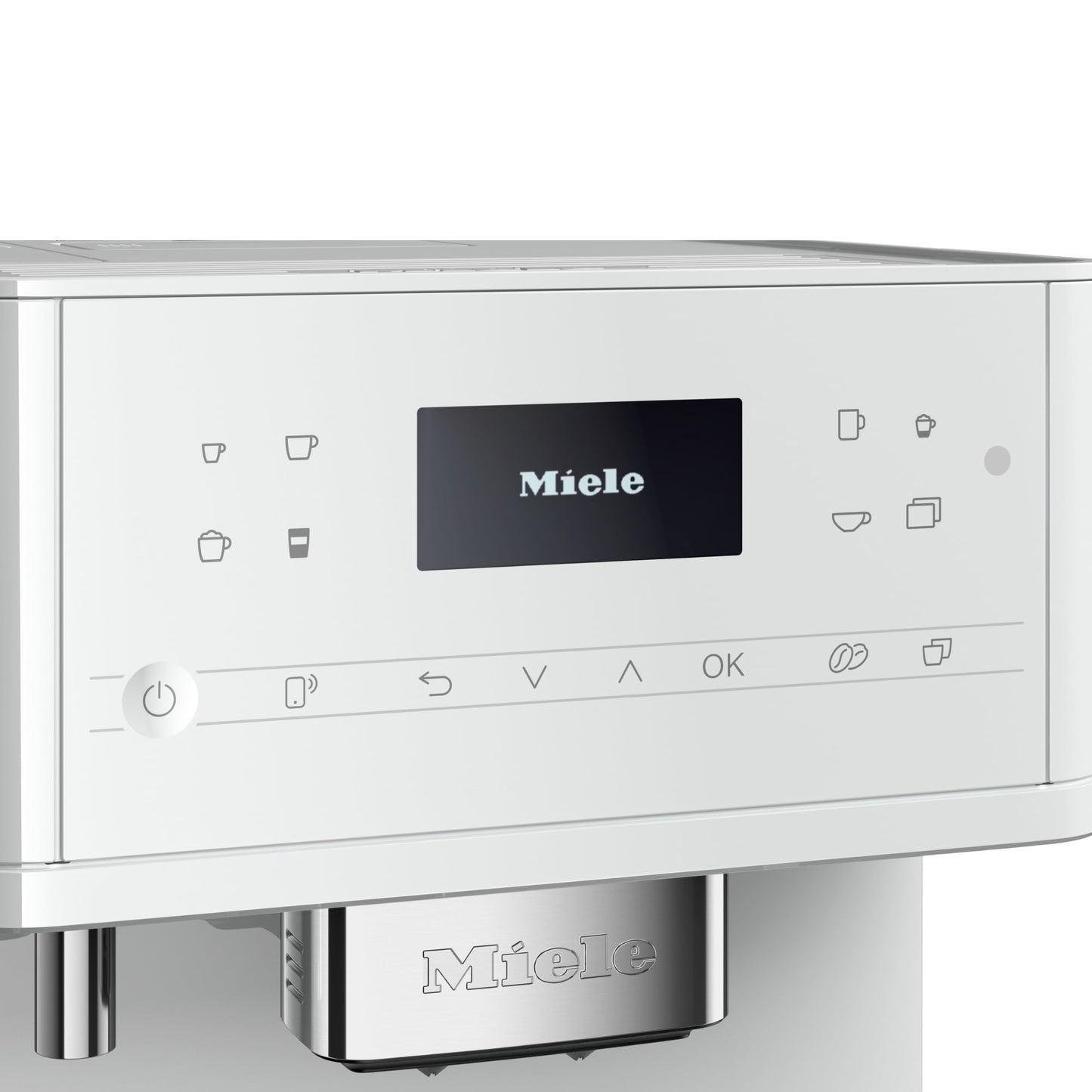 Système à café sur comptoir Miele CM 6160 MilkPerfection - Blanc Lotus