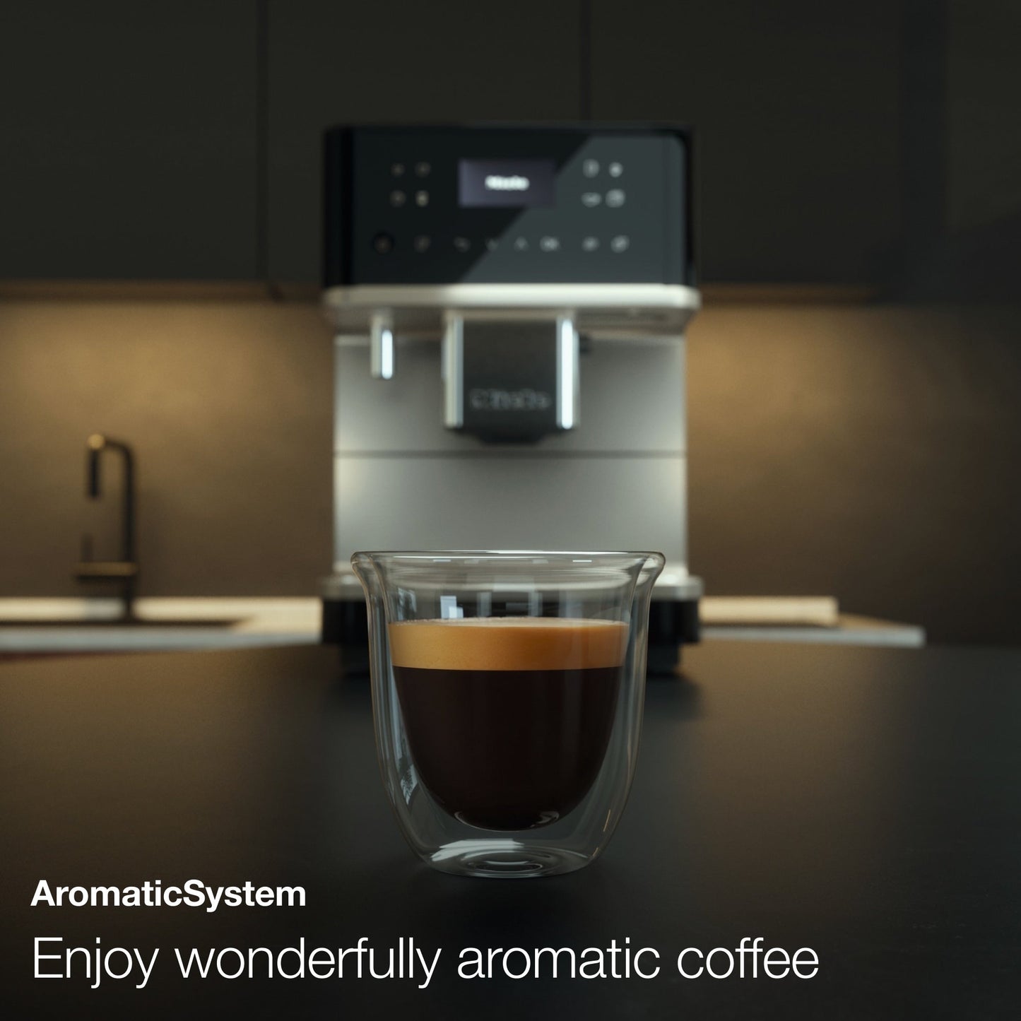 Système à café sur comptoir Miele CM 6160 MilkPerfection - Blanc Lotus