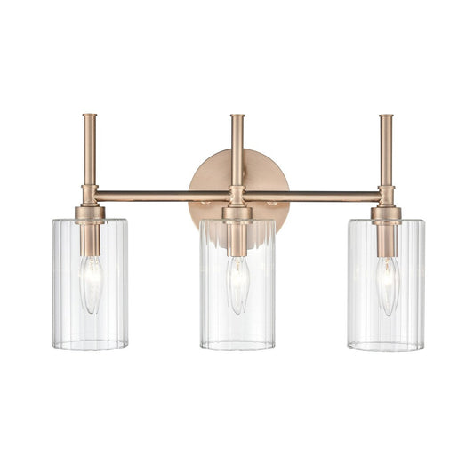 Millennium Lighting Lustre de salle de bain Chastine avec abat-jours en verre dépoli transparent