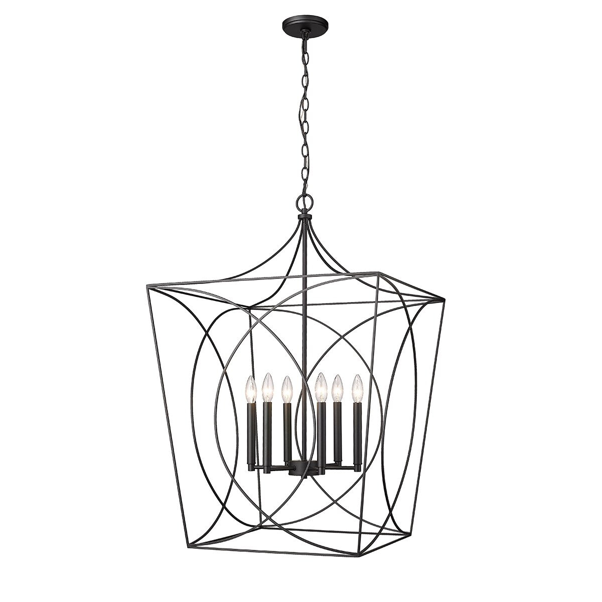 Suspension Tracy à 4 lumières de Millennium Lighting, disponible en plusieurs finitions