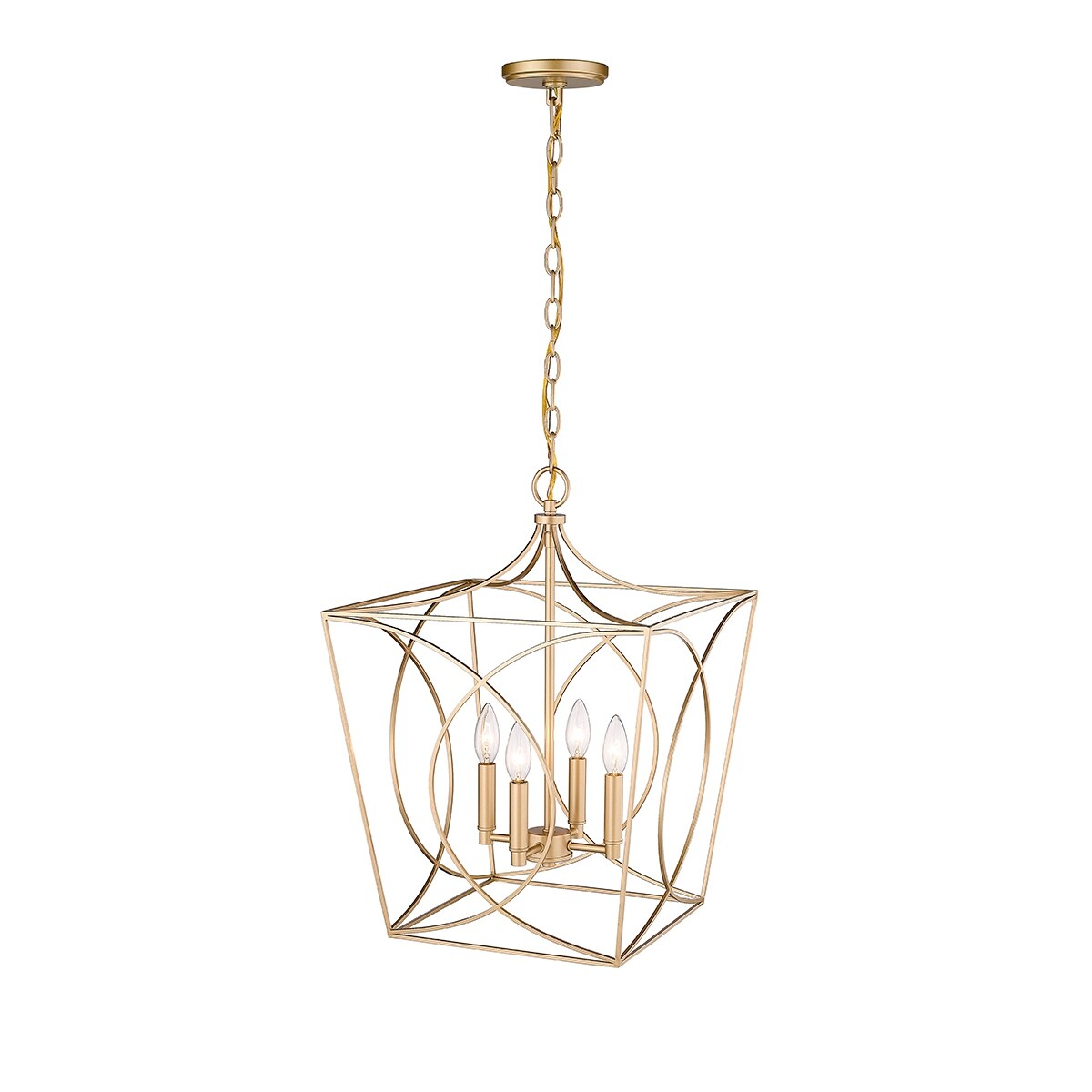 Suspension Tracy à 4 lumières de Millennium Lighting, disponible en plusieurs finitions