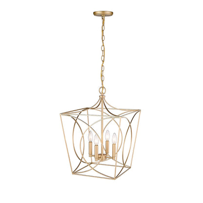 Suspension Tracy à 4 lumières de Millennium Lighting, disponible en plusieurs finitions