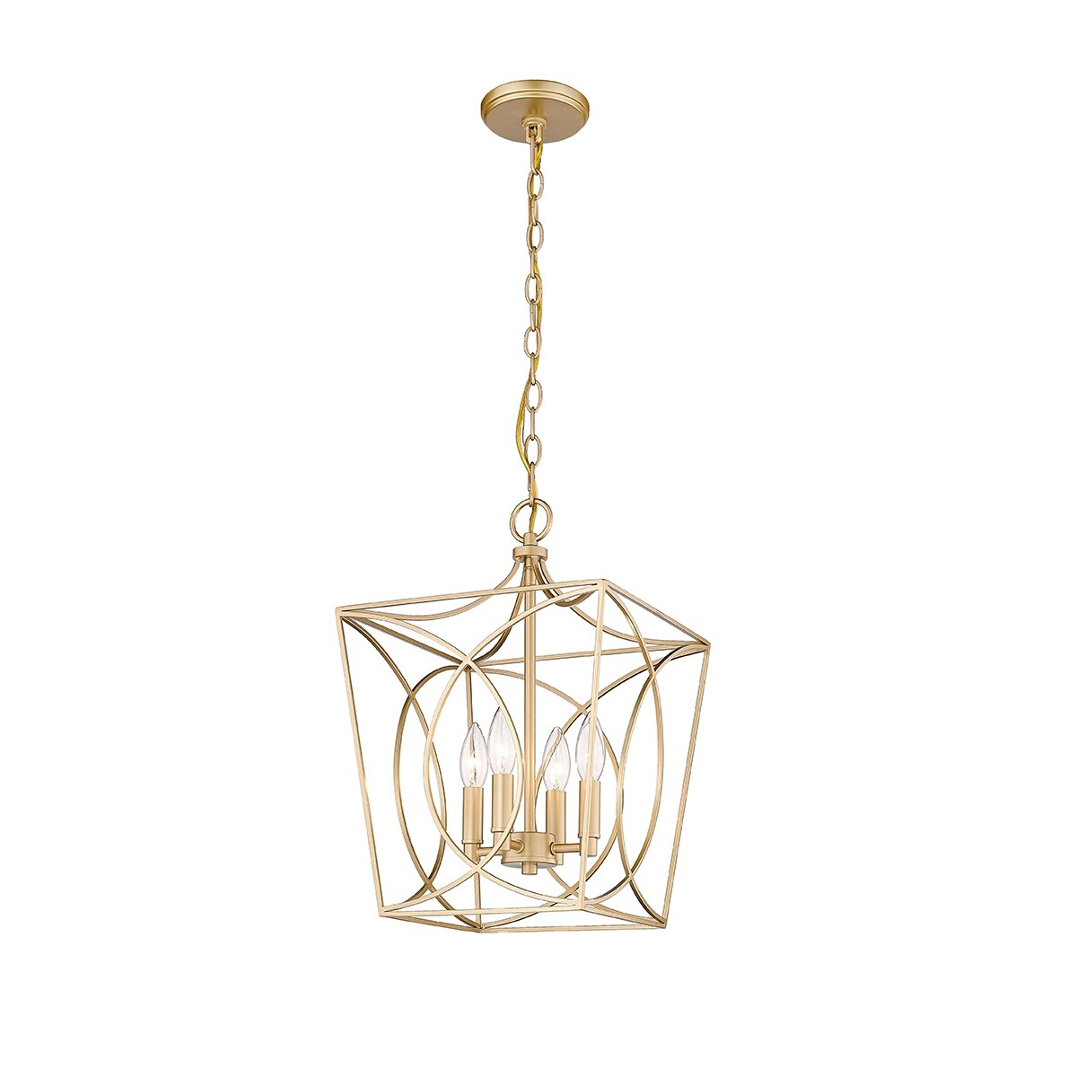 Suspension Tracy à 4 lumières de Millennium Lighting, disponible en plusieurs finitions